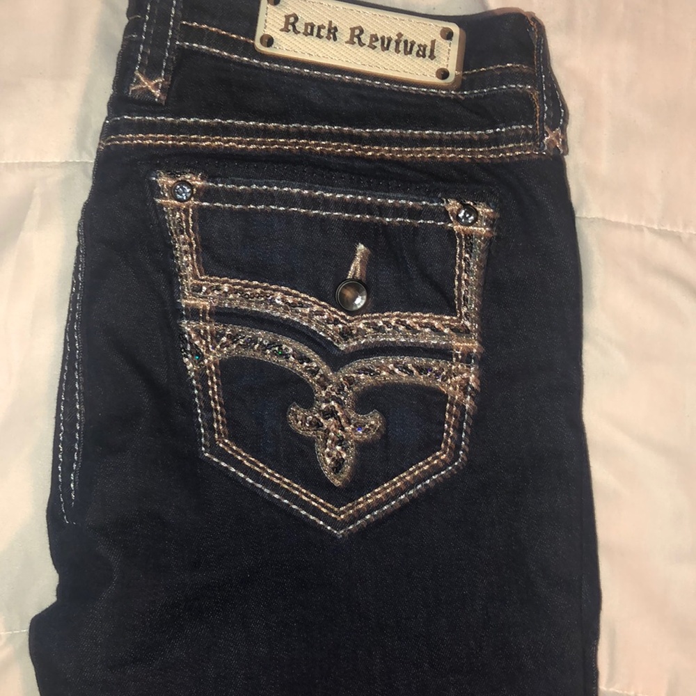 Dark denim